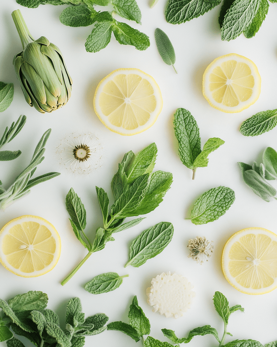 Ingredientes botánicos Ilívit en corte ovalado